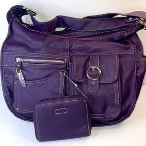New Purple Rosetti purse